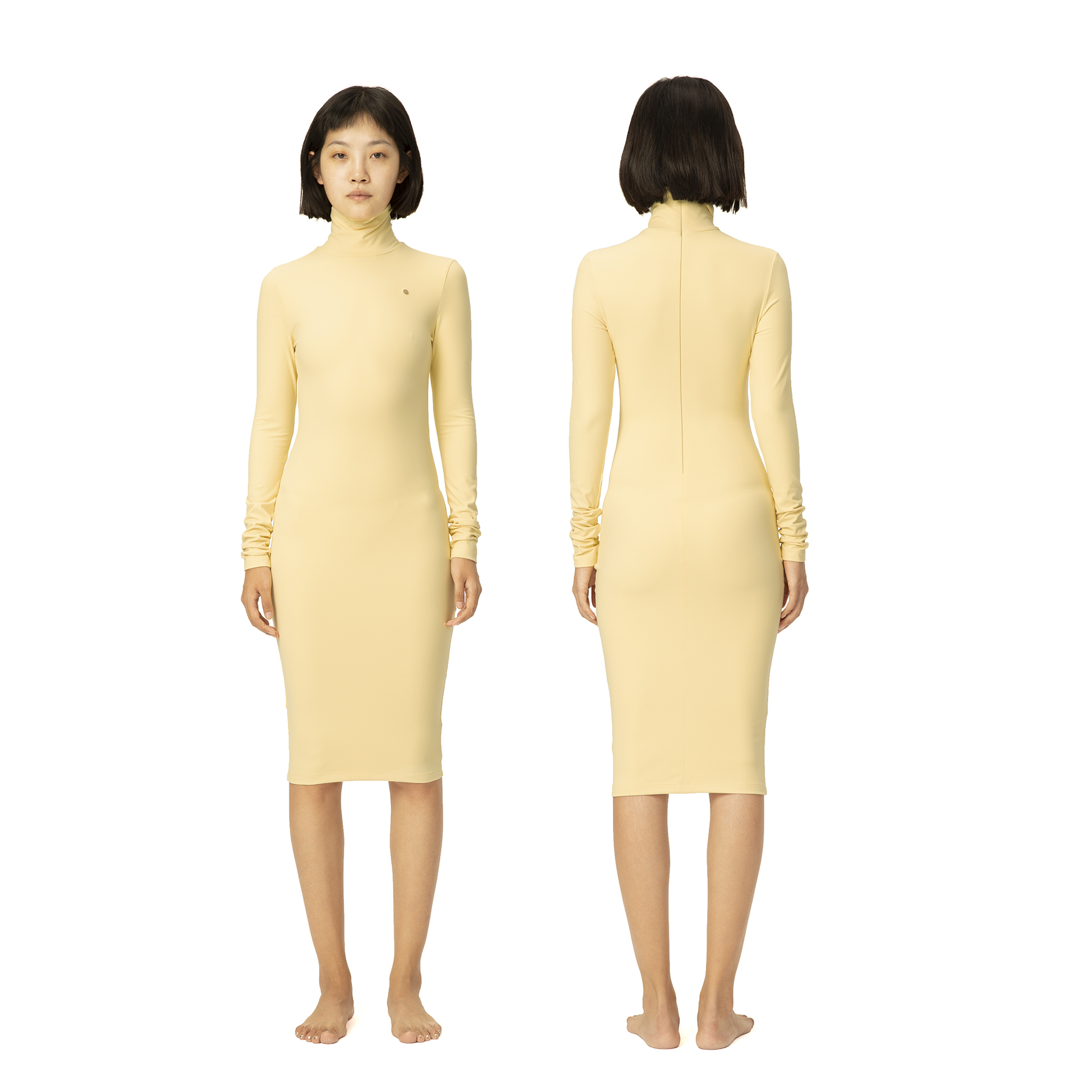 платье-водолазка нуга CRASTA nougat dress