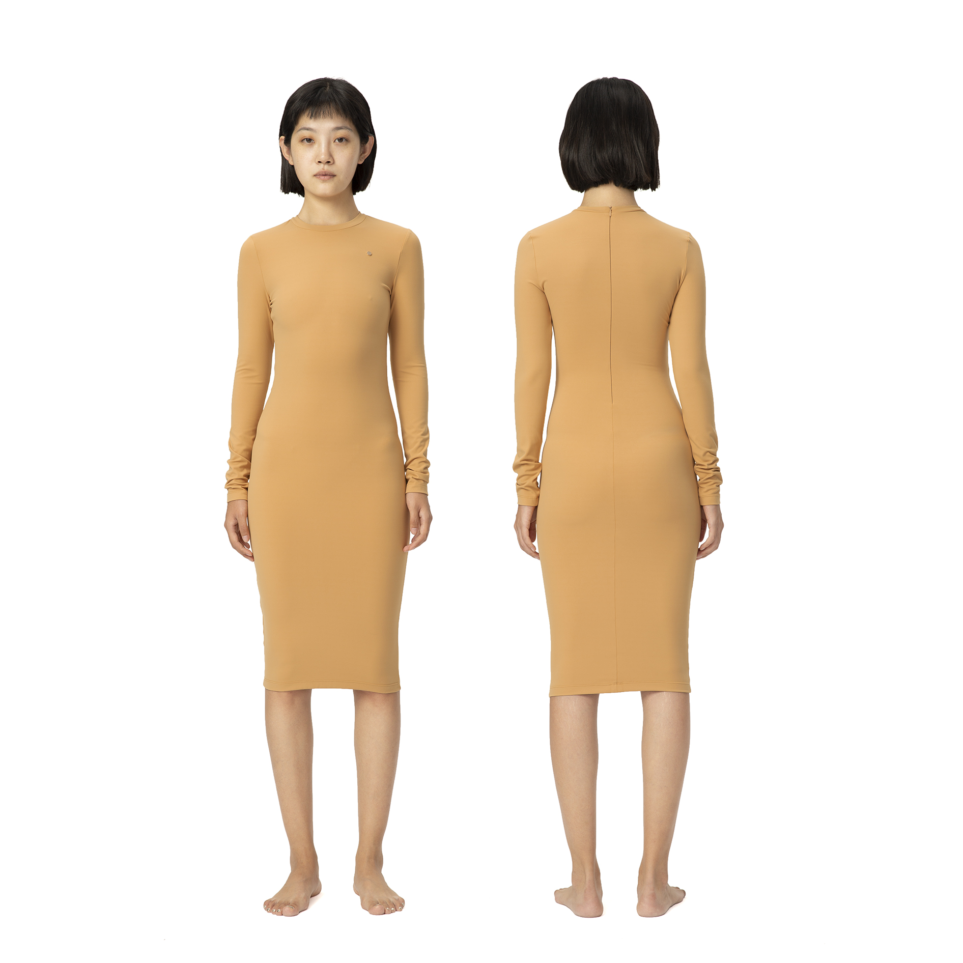 базовое платье карамель CRASTA caramel dress
