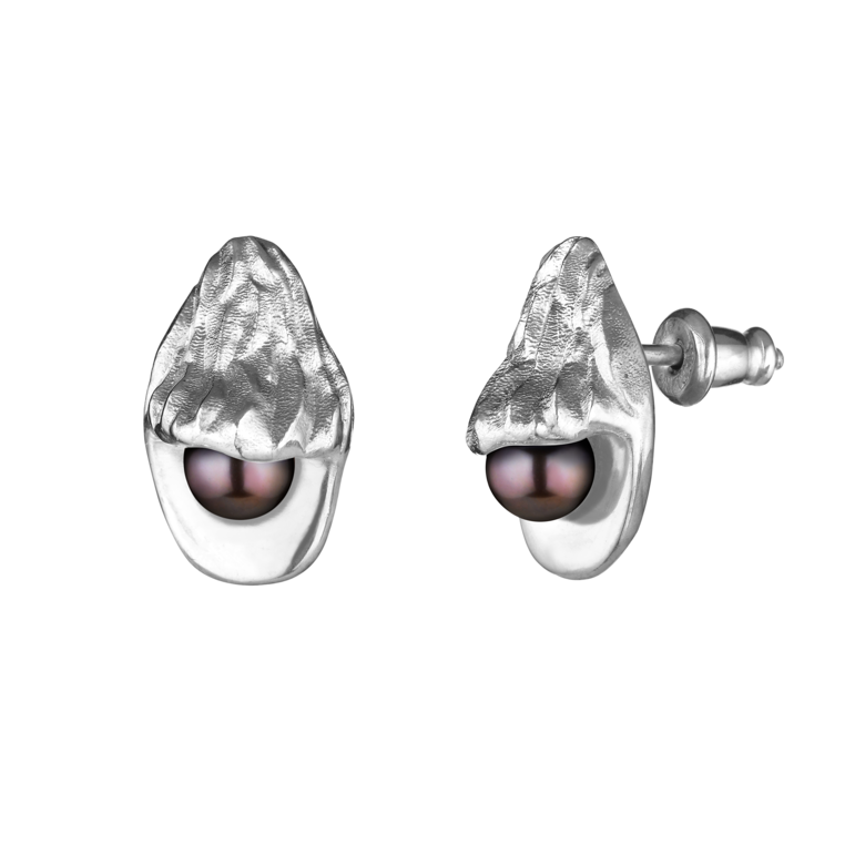 Серьги Pearl Soul Black