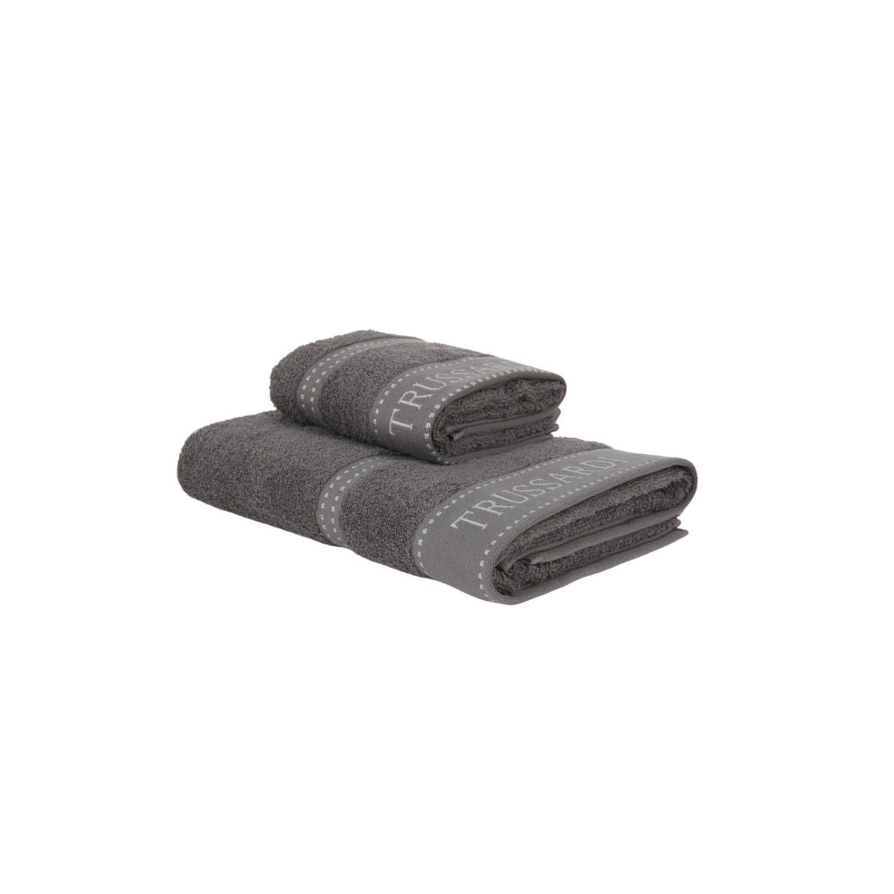 Набор полотенец Trussardi RIBBON 40*60+60*110см (темно-серый)