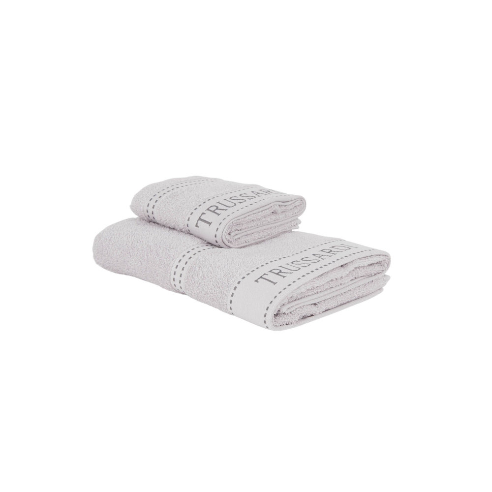 Набор полотенец Trussardi RIBBON 40*60+60*110см (жемчужно-серый)