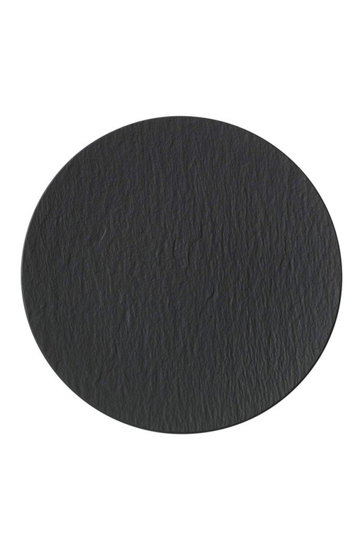 Тарелка для пиццы 31,8 см Villeroy & Boch Manufacture Rock Black Matt
