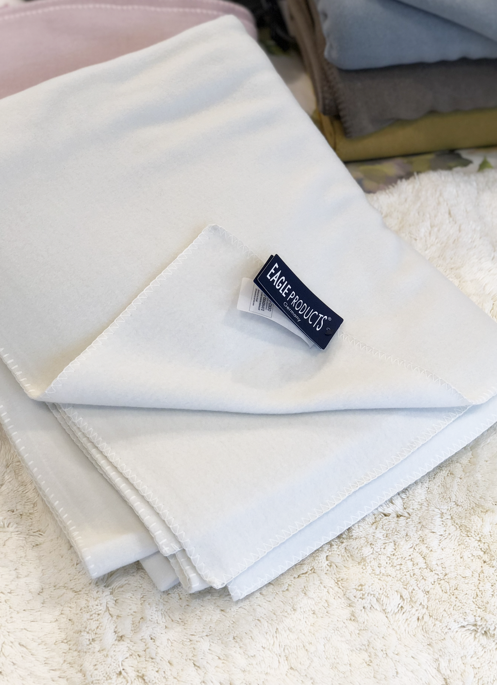 Плед EAGLE Tony, Off-white (белый) 160х200 см