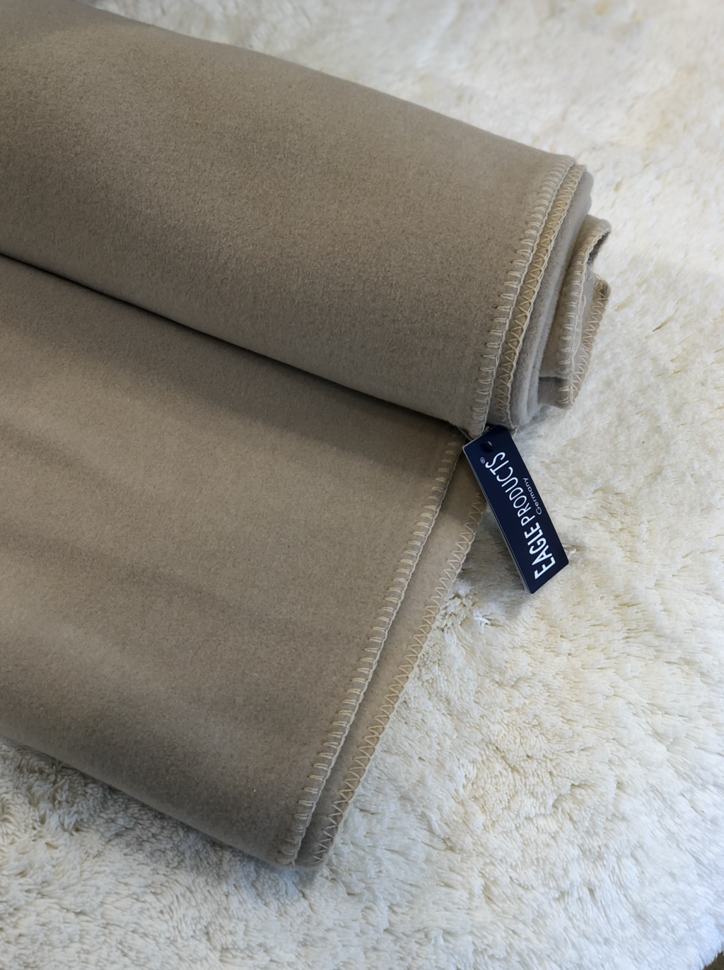 Плед EAGLE Tony, теплый бежевый, 160х200 см