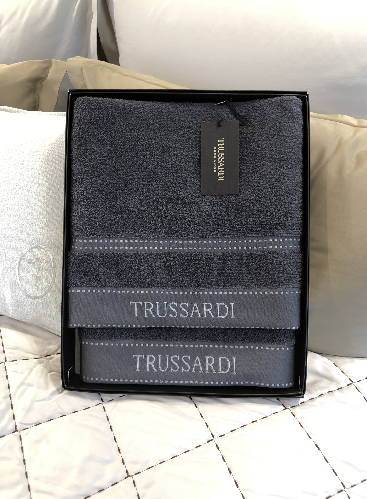 Набор полотенец Trussardi RIBBON 40*60+60*110 см