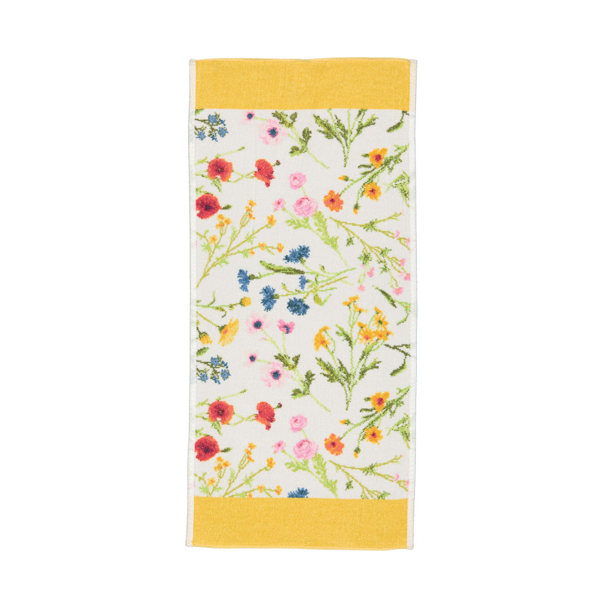 Полотенце шенилл махровый Flower Meadow Yellow 50x100cm