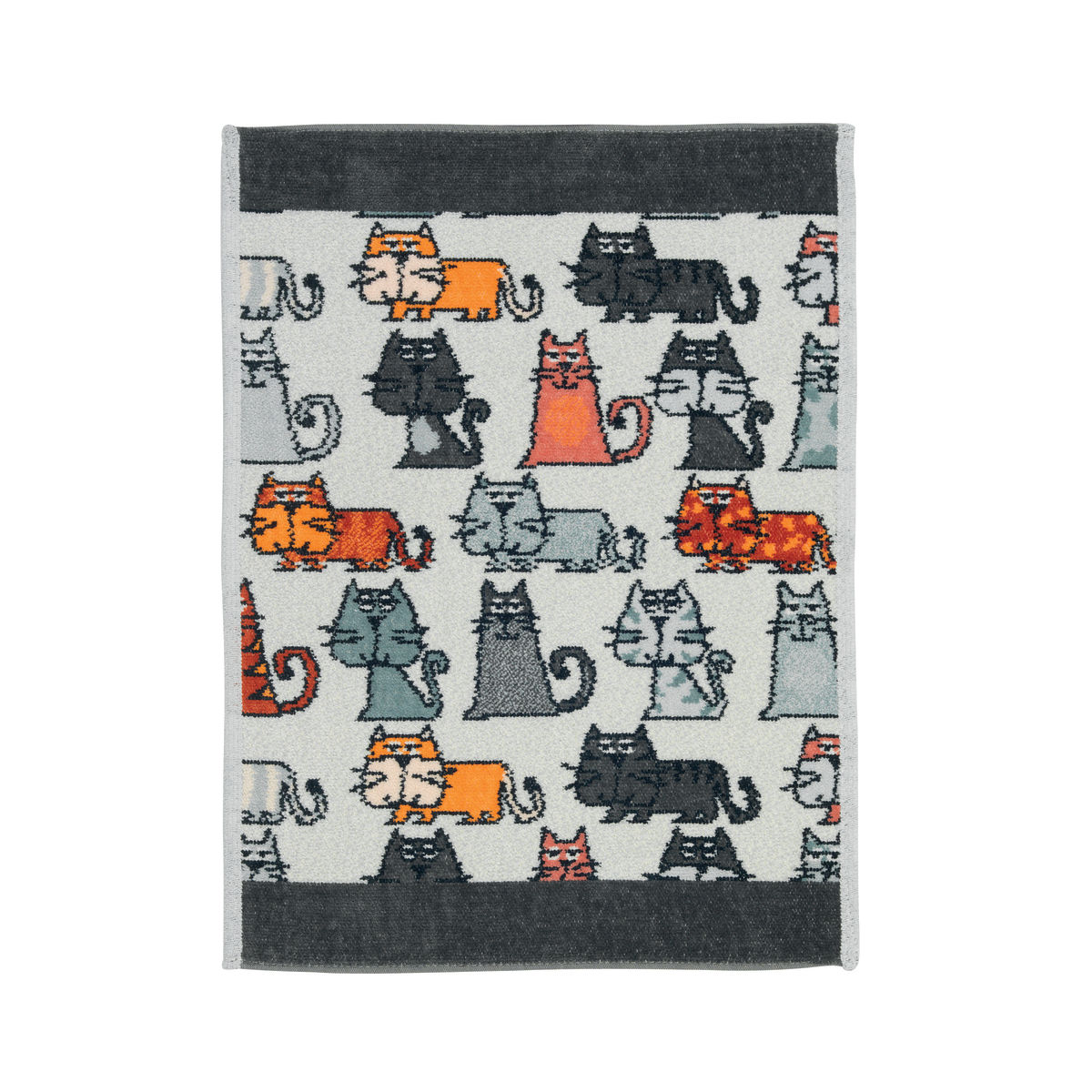 Полотенце шенилл махровый Cats Graphit 37x50cm