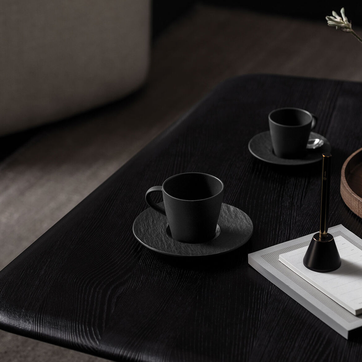 Чашка для кофе 220 мл и блюдце D15cm Villeroy & Boch Manufacture Rock Black