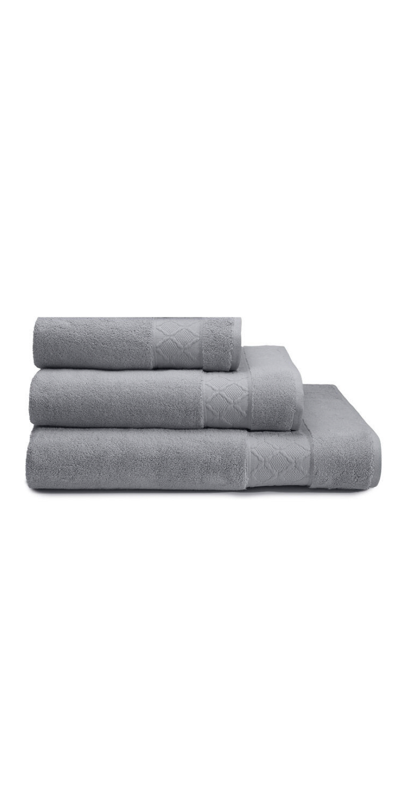 Полотенце из хлопка Caresse Le Jacquard Français, выбор размера / цвет: Pebble (серый)