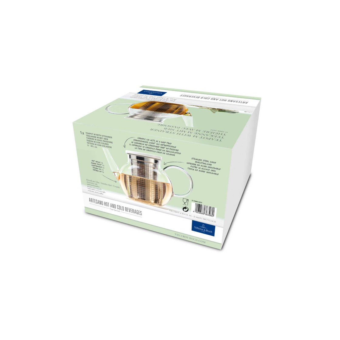 Чайник с ситом 1л Artesano Glass Villeroy&Boch