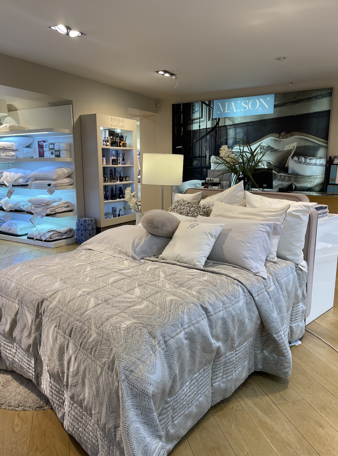 Покрывало BLUMARINE Crystelle, серый цвет