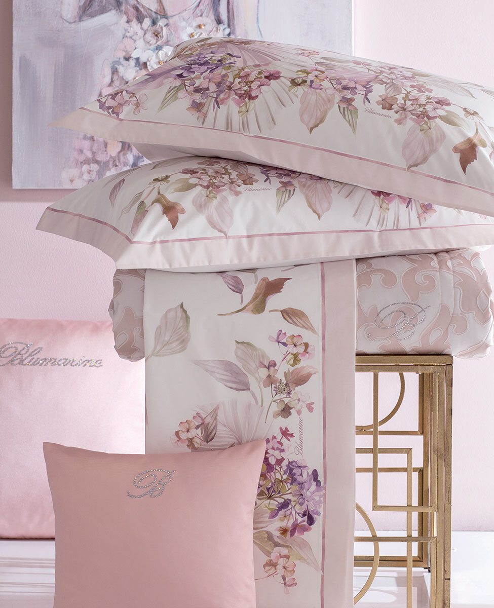 Постельное белье двуспальное BLUMARINE Veronica, цвет: rose