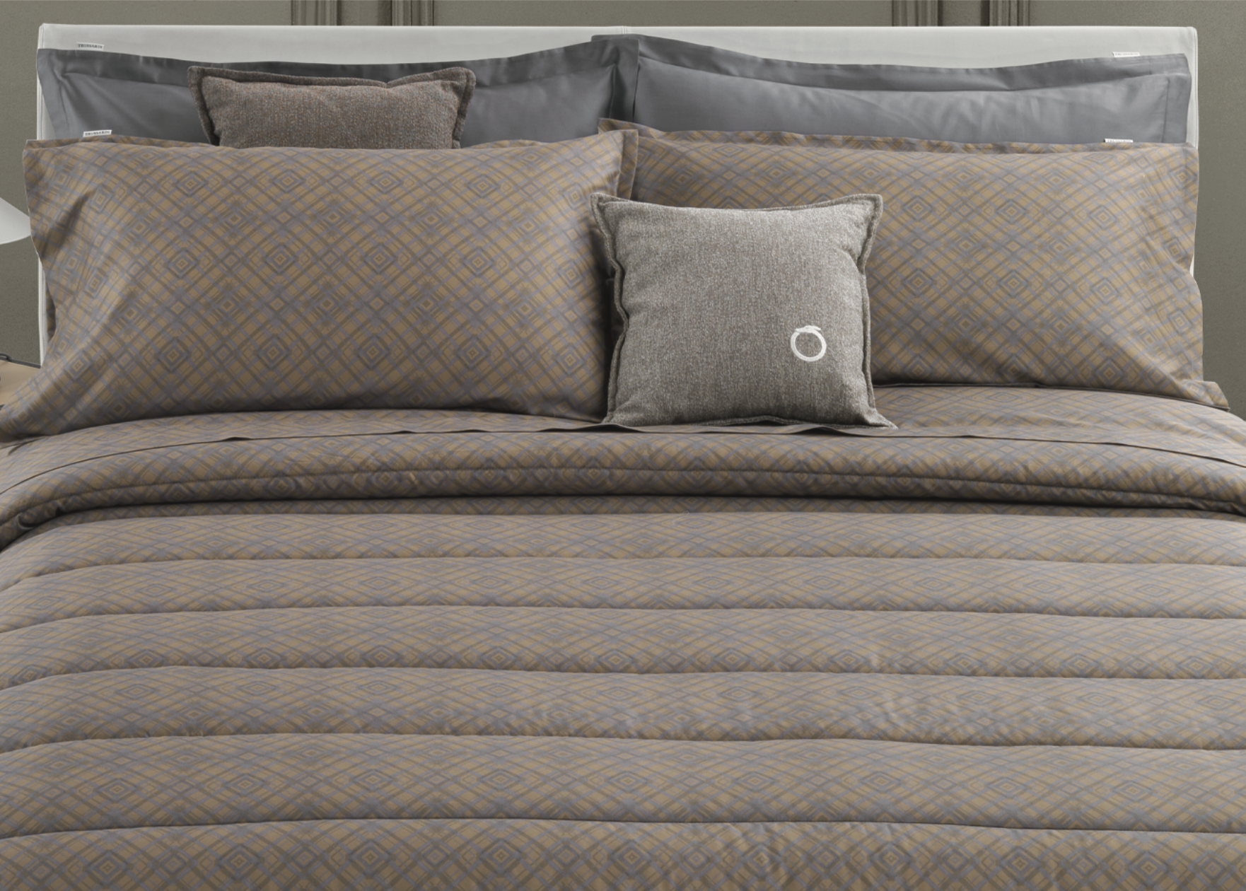 Постельное белье двуспальное Trussardi Diagonal col.G26