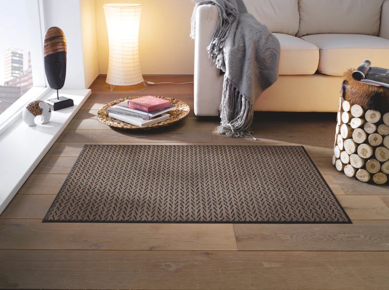 Коврик грязезащитный моющийся KleenTex Duo Mocha 75*120см