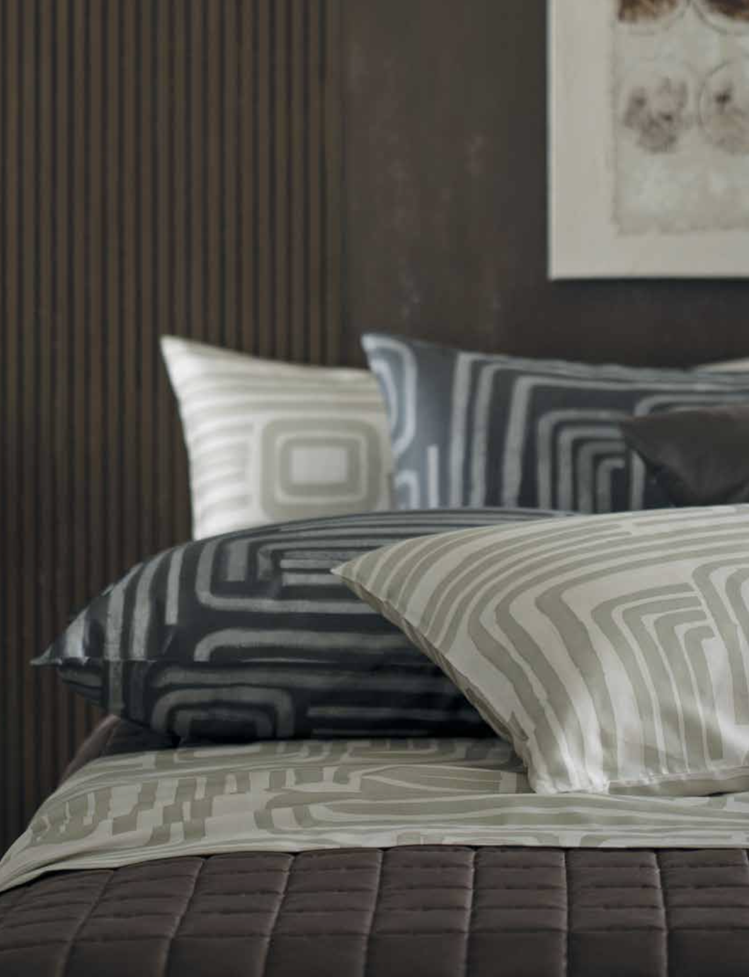 Постельное белье двуспальное DONDI HOME Jazz, цвет: Sabbia sand (col.05)