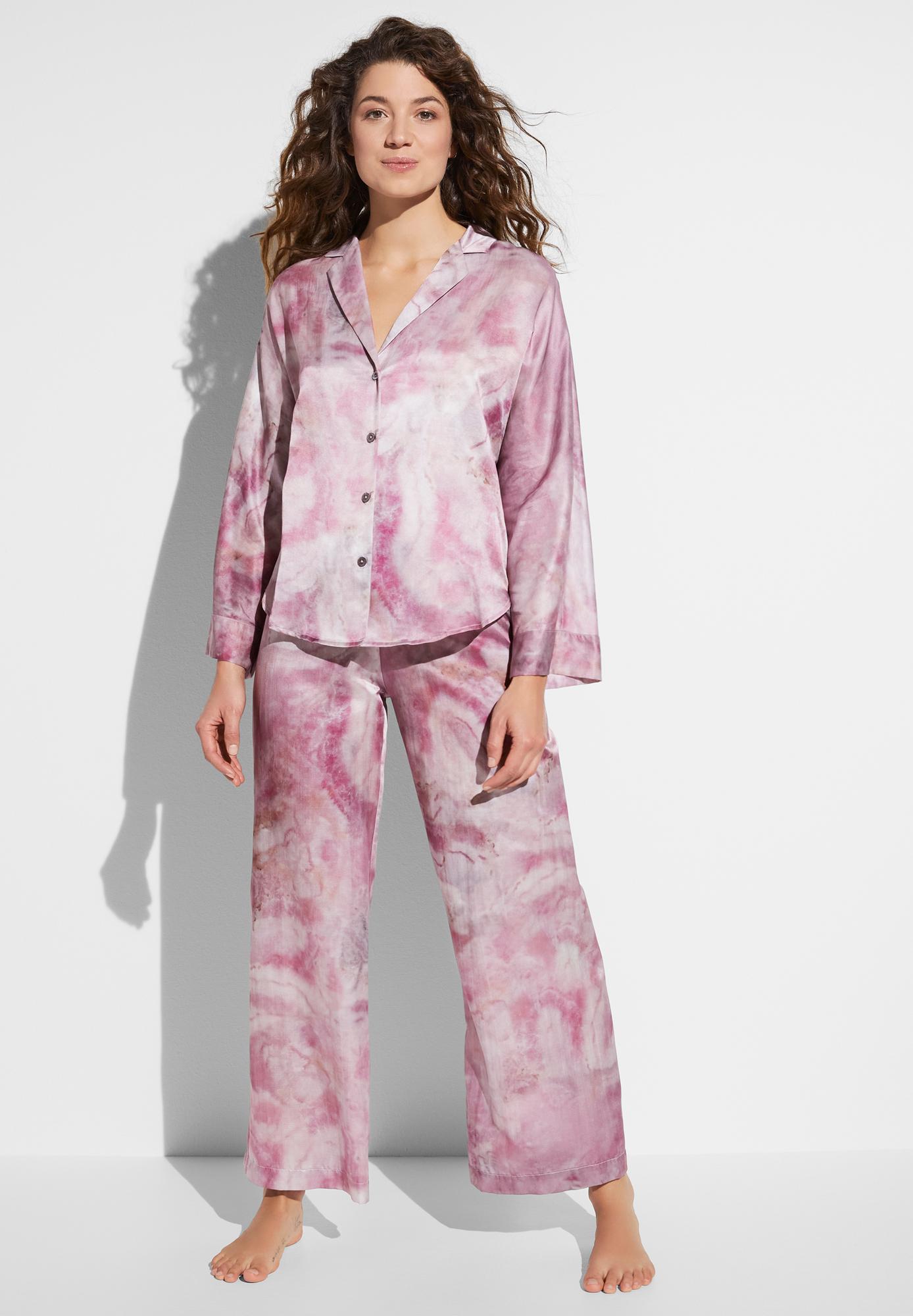 Пижама женская Zimmerli, хлопок+шелк, цвет: shades of ombre (омбре), Winter 2025