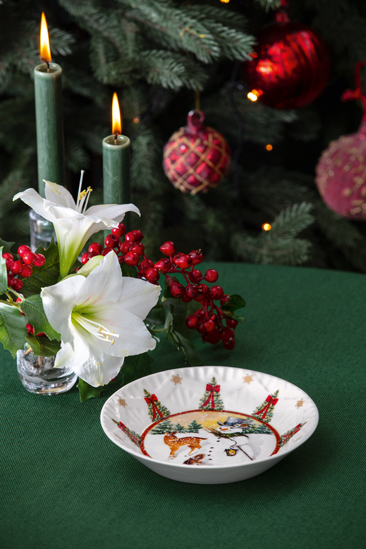 Чаша малая 17см "Снеговик и лесные жители" Toys Fantasy Villeroy&Boch