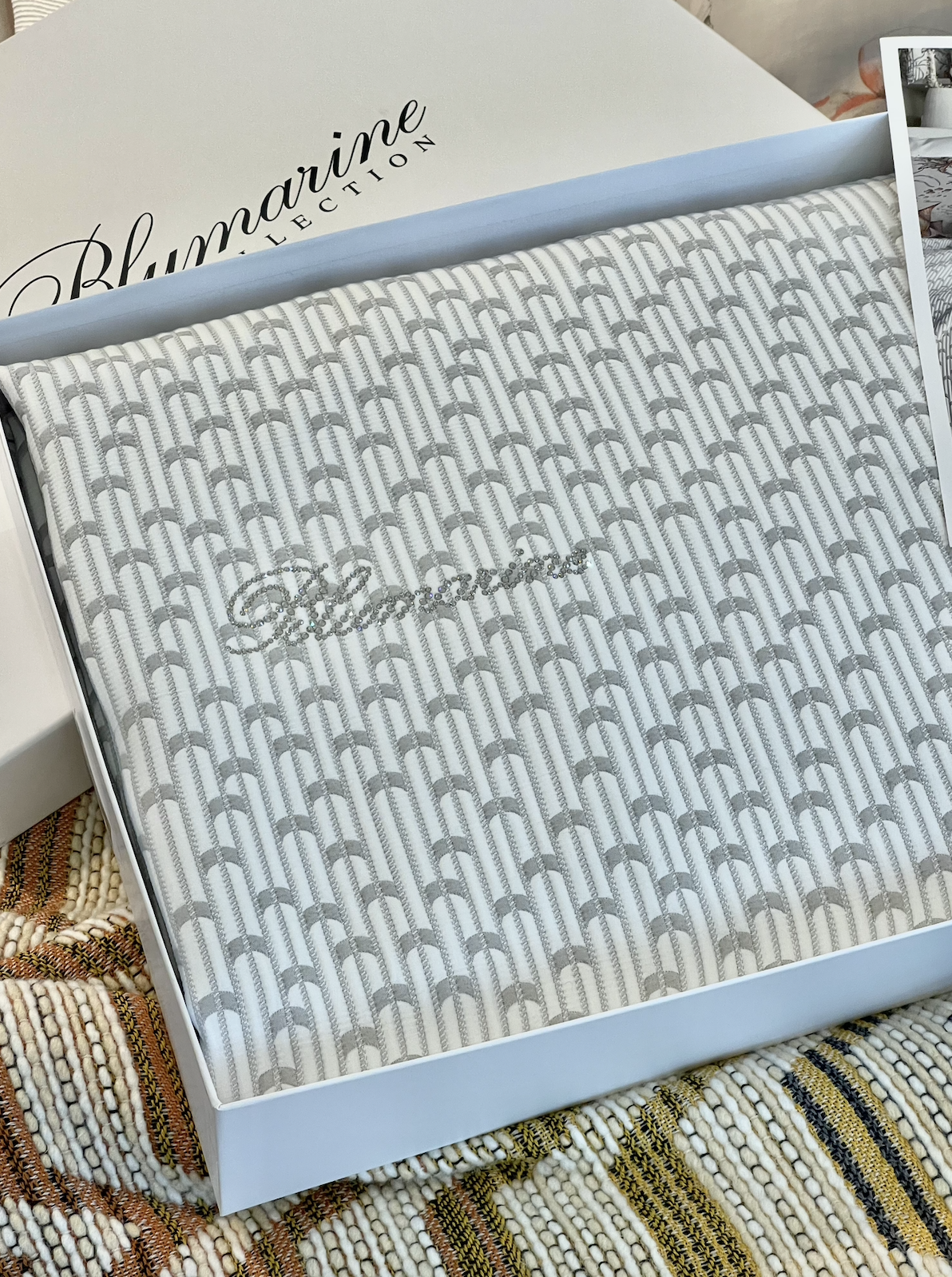 Тонкое нестеганое покрывало BLUMARINE Cloe, цвет: grey (13)