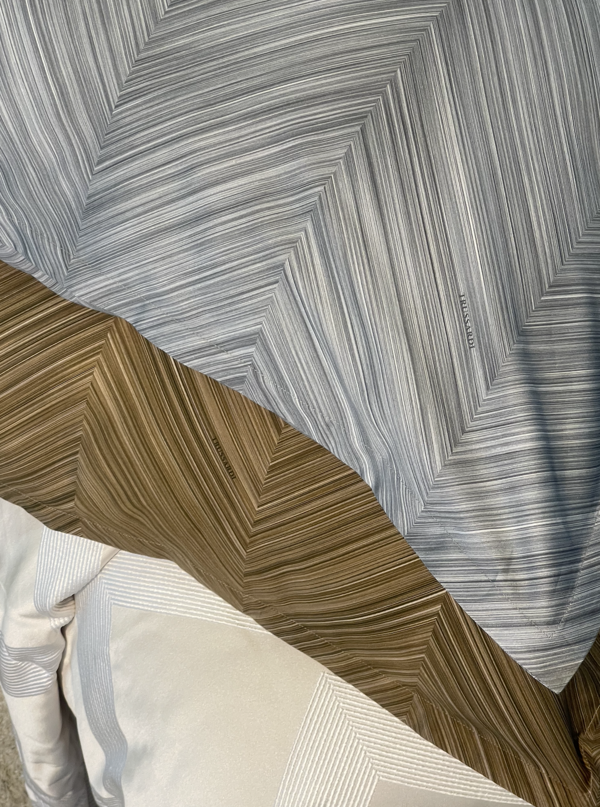 Постельное белье двуспальное Trussardi Heringbone col.V31