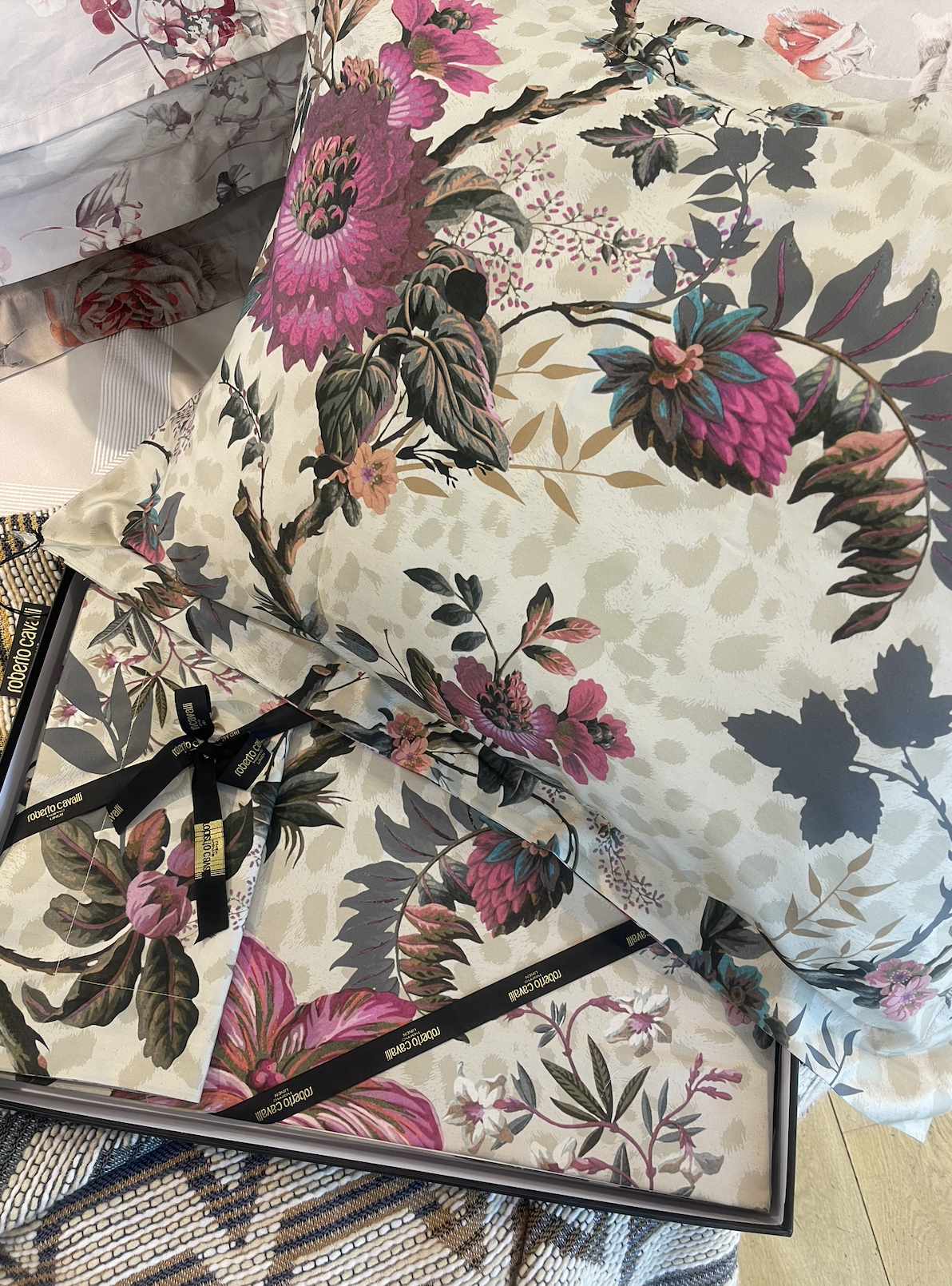 Постельное белье двуспальное Roberto Cavalli BotanicTwist col.002