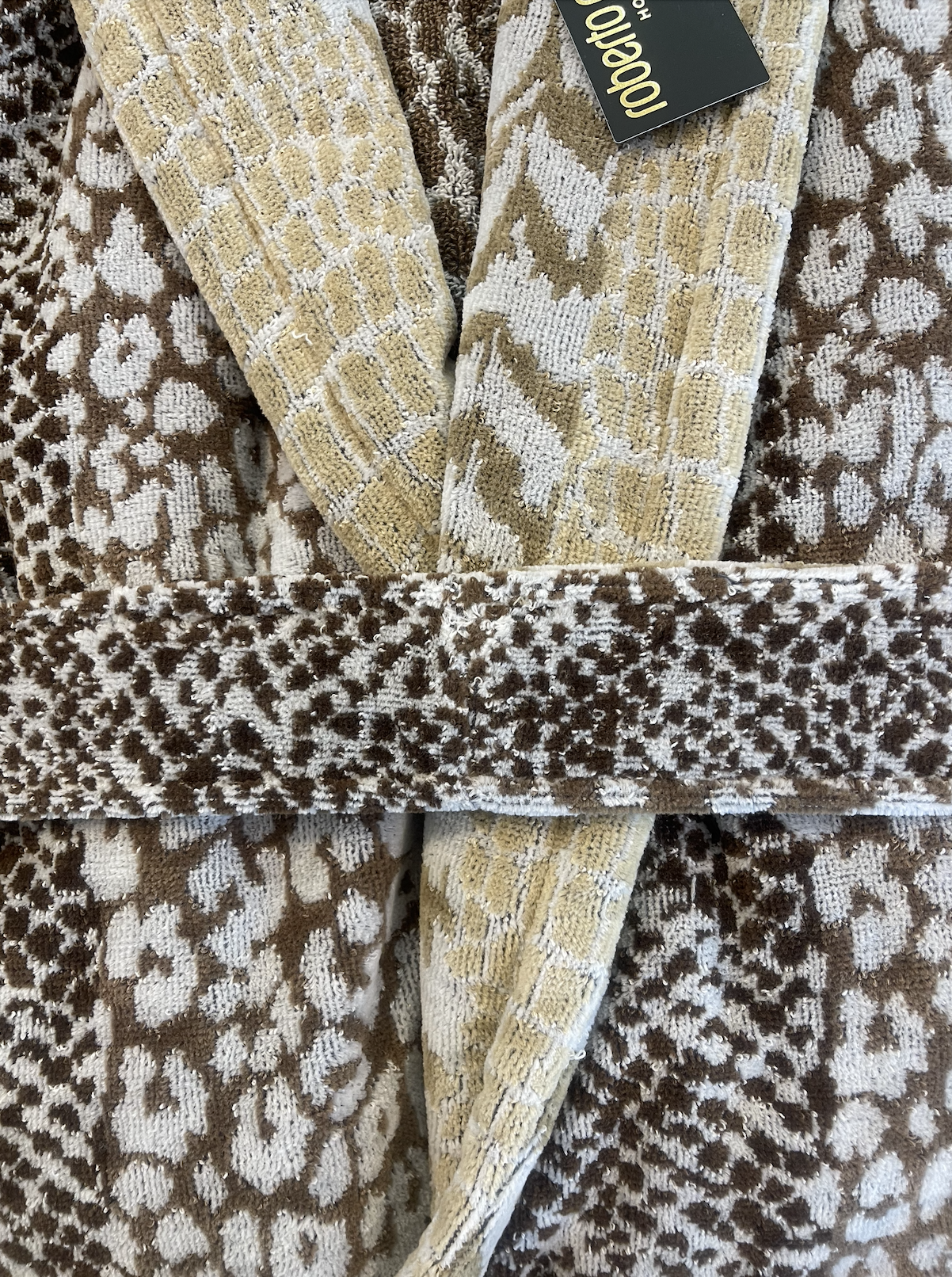 Халат Roberto Cavalli Skin shawl, бежевый (col.001)