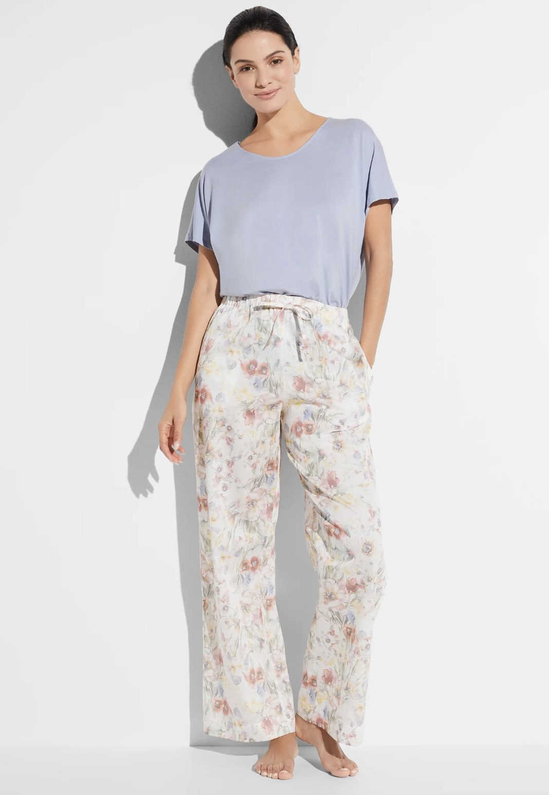 Брюки домашние Zimmerli, цвет: summer fields (полевые цветы) S/S 2025