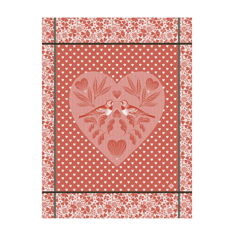 Кухонное полотенце AMOUR RED  60*80 см