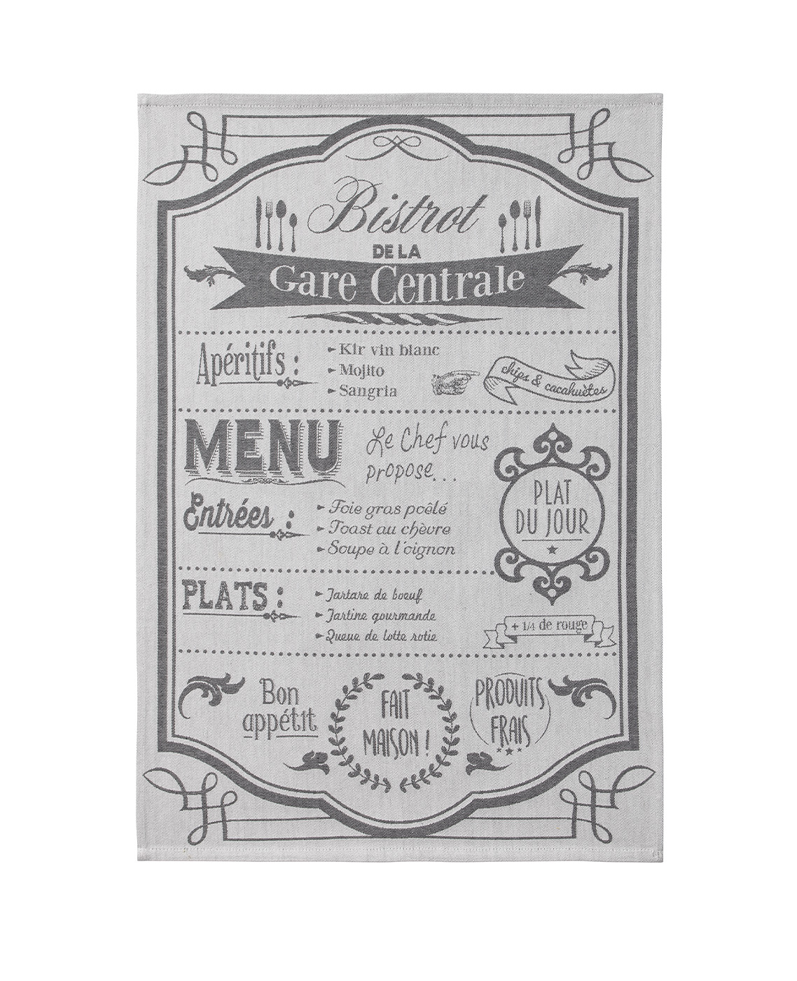 Кухонное полотенце COUCKE AU MENU 50*75 см  made in FRANCE