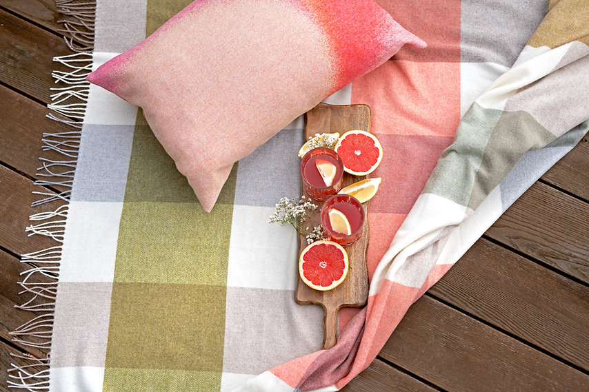 Плед с бахромой Dublin, 100% шерсть, 130х200 см