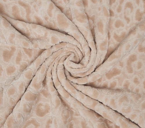 Полотенце 95*150см Roberto Cavalli  Jaguar, бежевый леопард (сol.809)