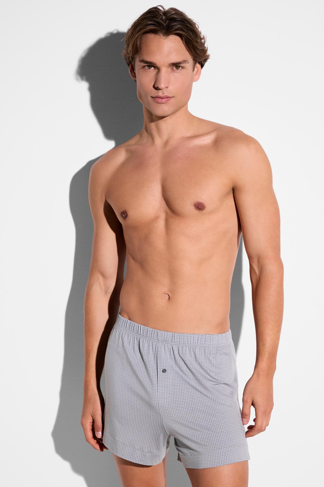 Трусы-боксеры Zimmerli houndstooth grey, A/W 2025