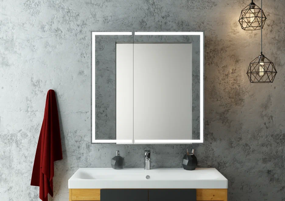 Зеркало-шкаф Continent Mirror Box LED 800*800