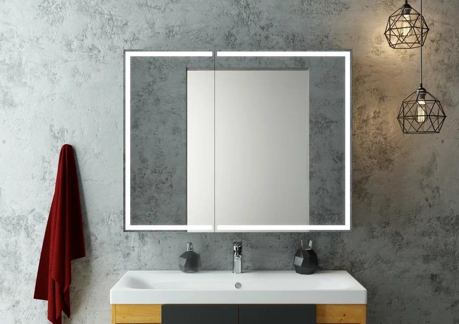 Зеркало-шкаф Continent Mirror Box LED 1000*800