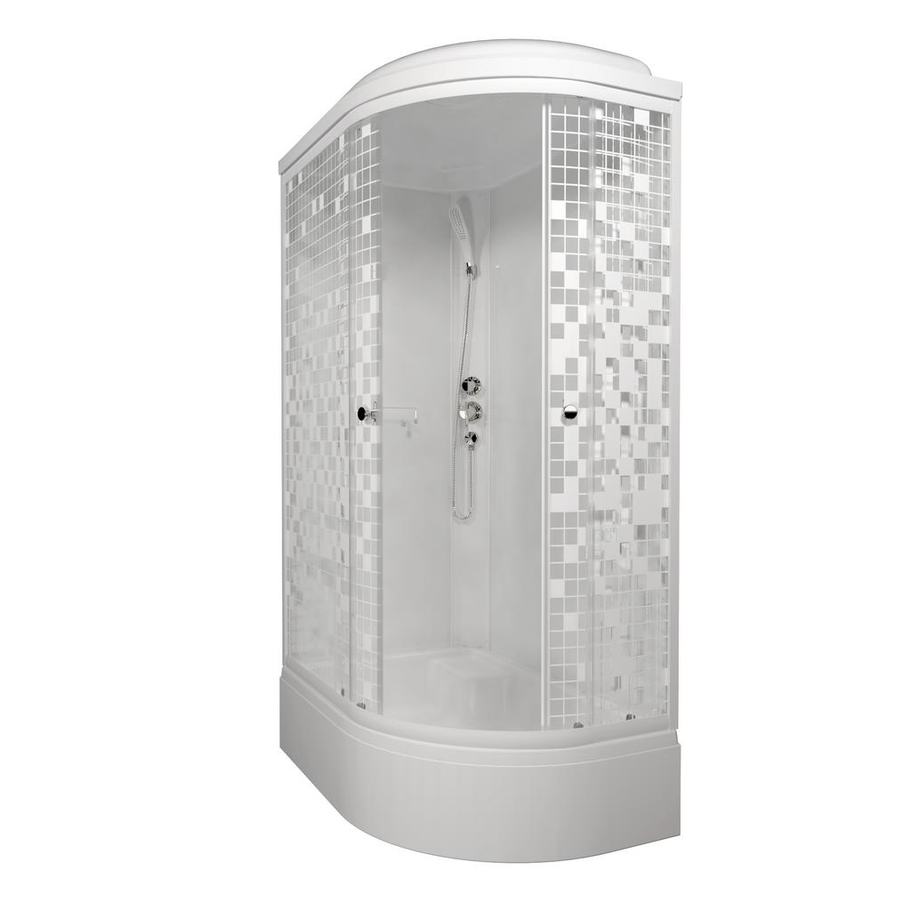 Душевая кабина Triton Коралл В3 120*80 левая Мозаика