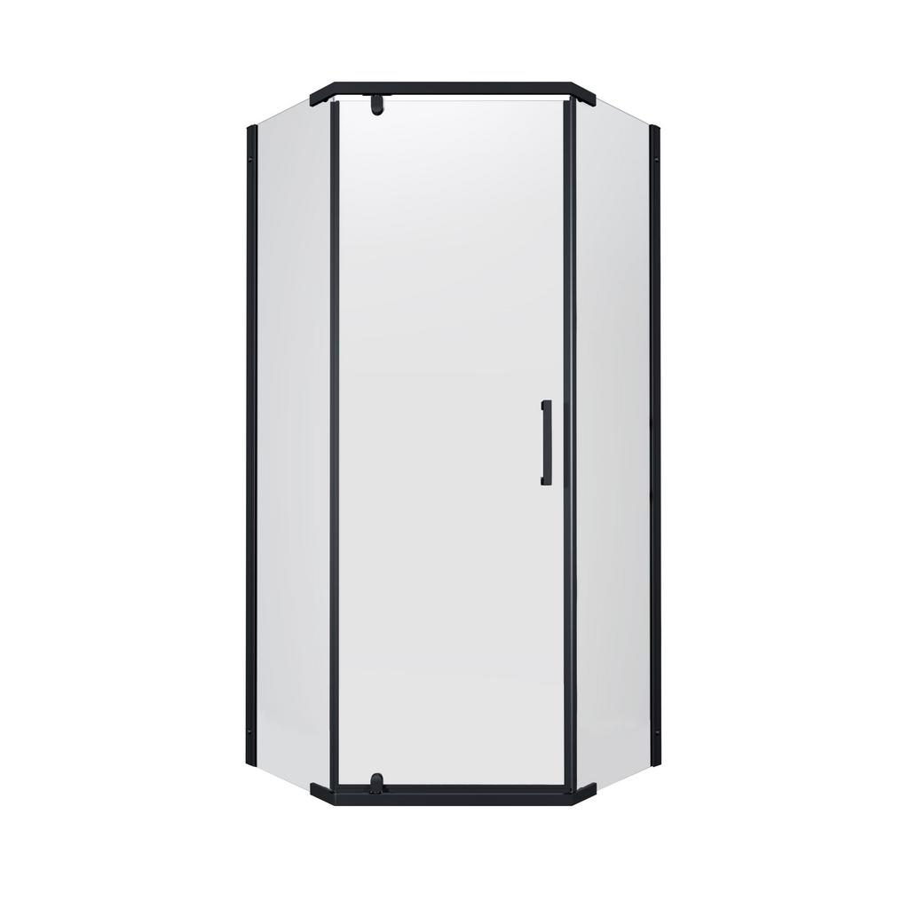 Душевое ограждение Triton без поддона Дека Блэк А1 90*90 Прозрачный