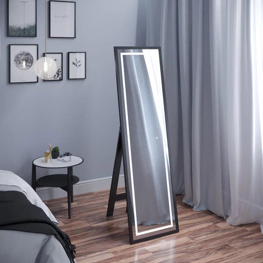 Зеркало Continent напольное Norden Black LED