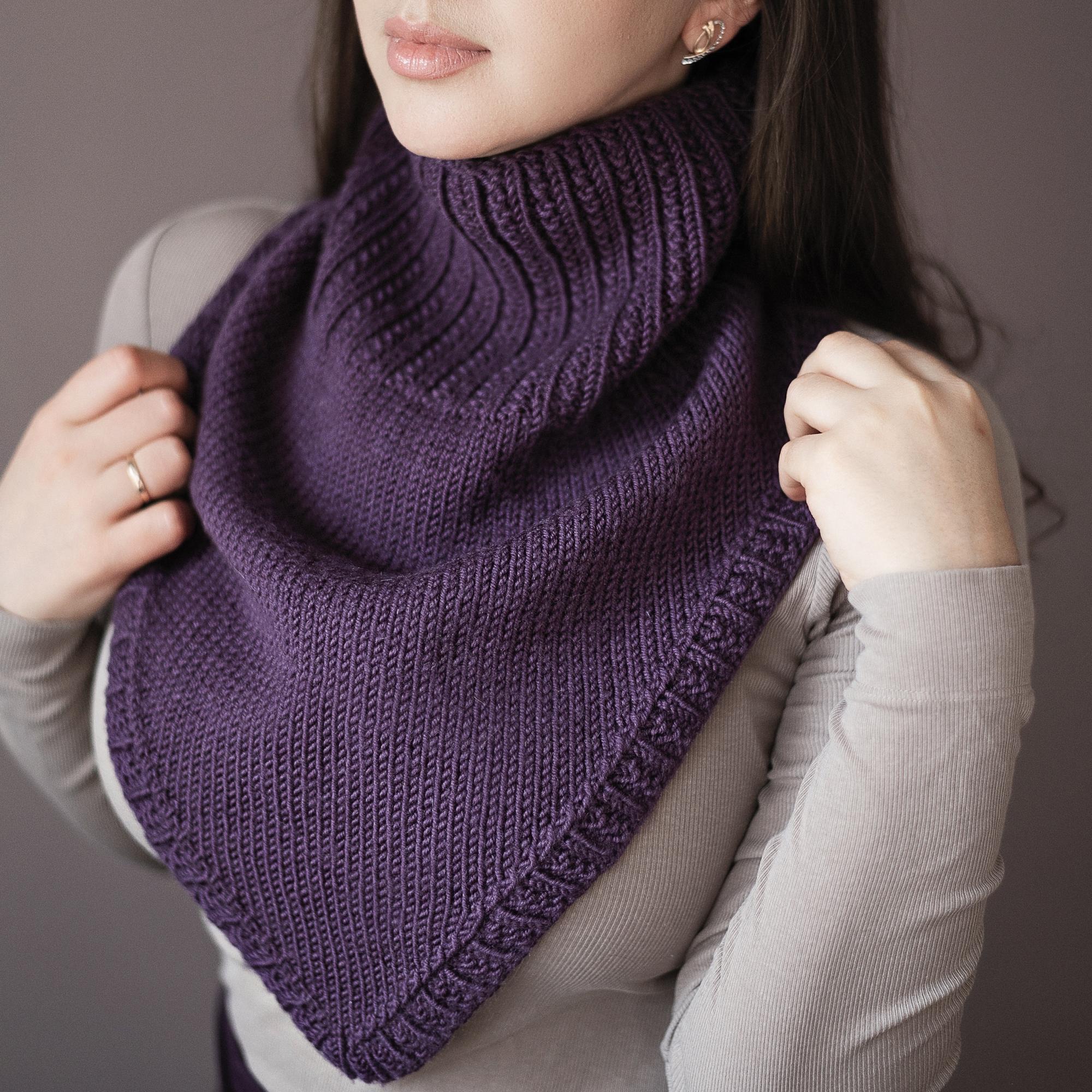 МК Жемчужный снуд-уголок