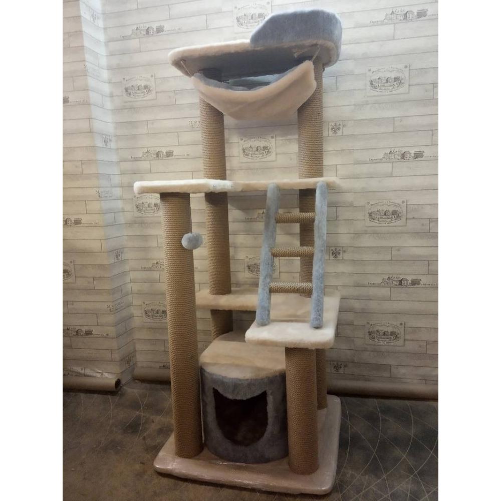 Комплекс с гамаком, лесенкой и игрушкой 150 см (арт. 65)