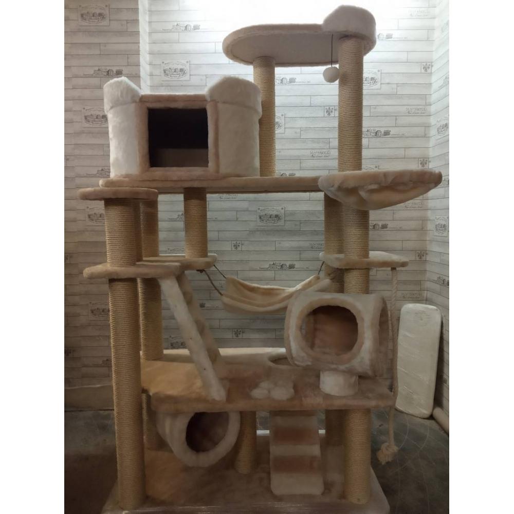 Большой игровой комплекс для нескольких кошек 186 см (арт. 99)