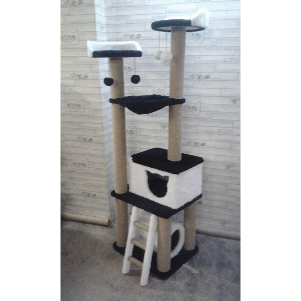 Высокий комплекс для кошек с лесенкой 176 см (арт. 116)