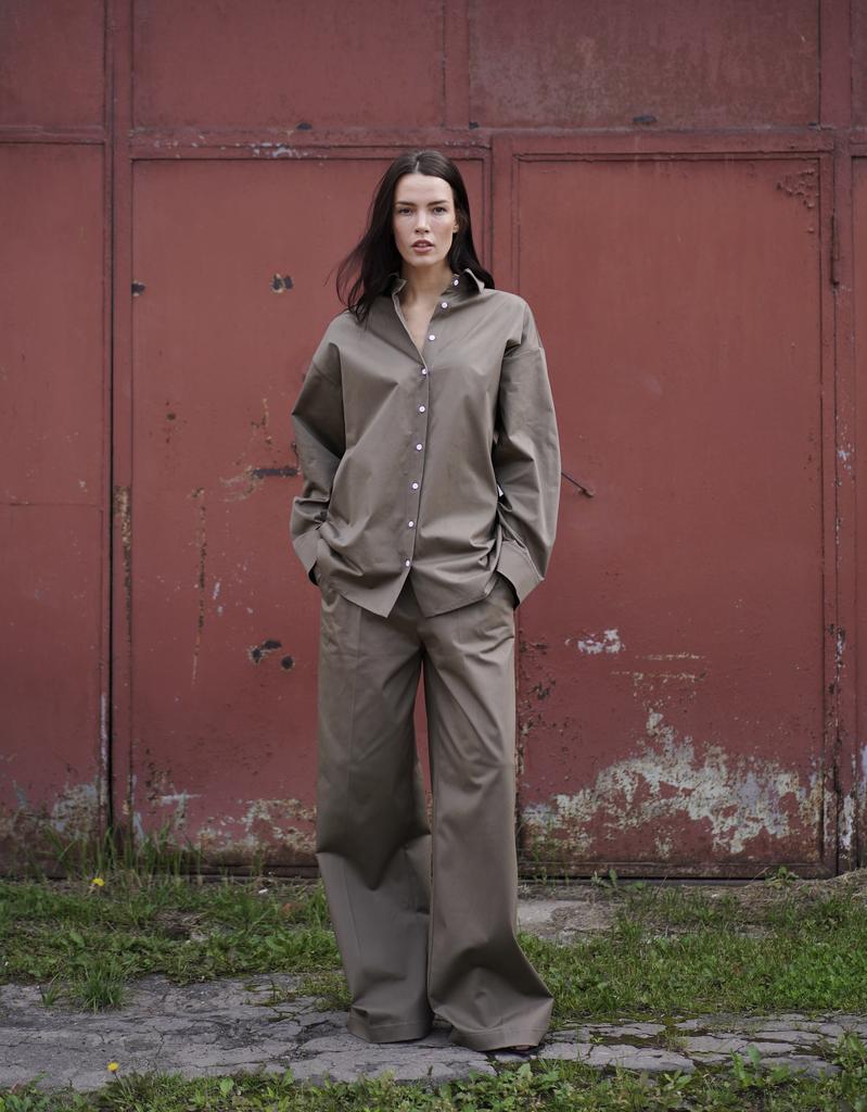 БРЮКИ COMFORT FIT ИЗ ХЛОПКА