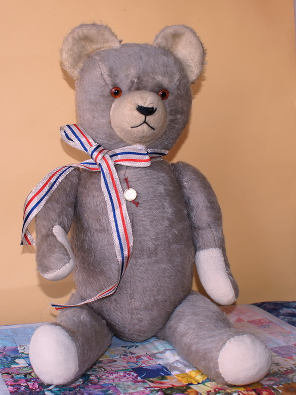 Антикварный медведь Hermann Teddy, 62 см, 1940-50 г.