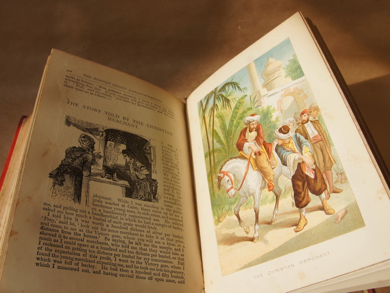"The Arabian Nights", антикварная книга, 1888 г.
