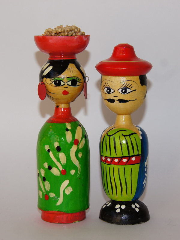 Деревянные национальные греческие куклы, 17 см (2007798)