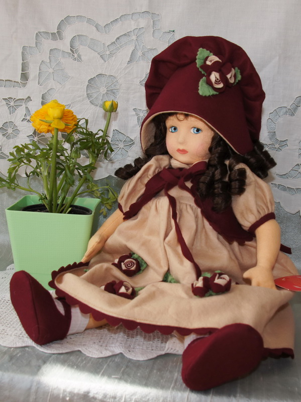 Винтажная куколка Lenci, 50 см