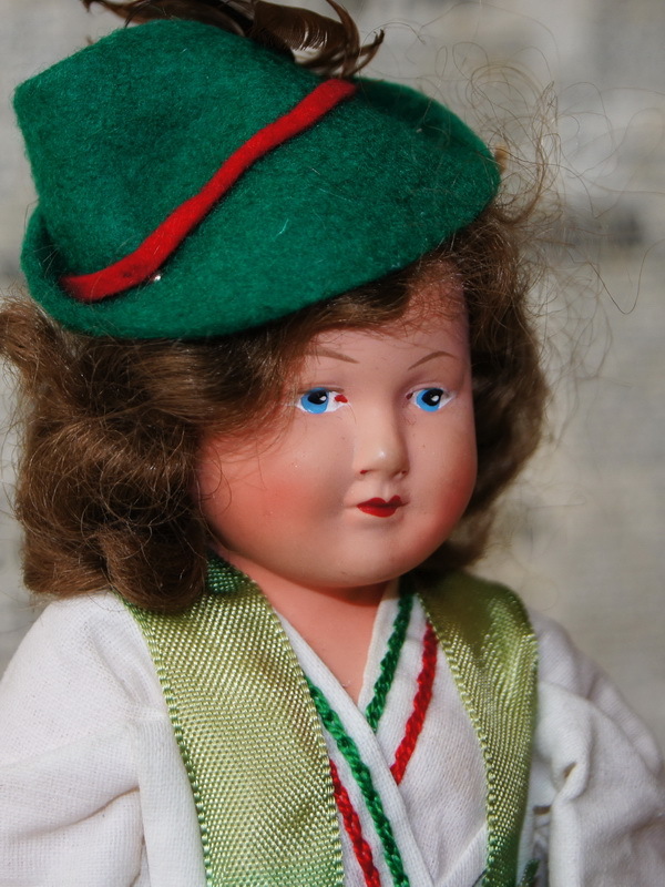 Старинная кукла Petitcollin, целлулоид, 21 см (арт.1400777)