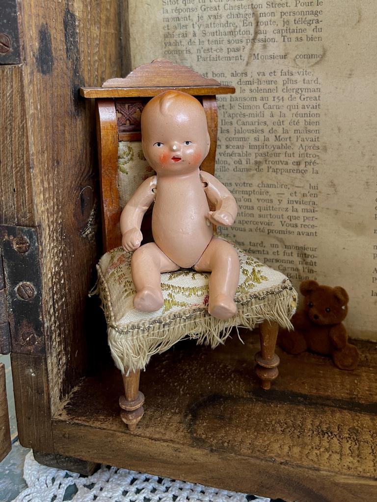 Старинная кукла, антикварный пупс