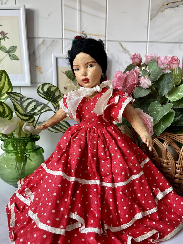 Старинная кукла двойная