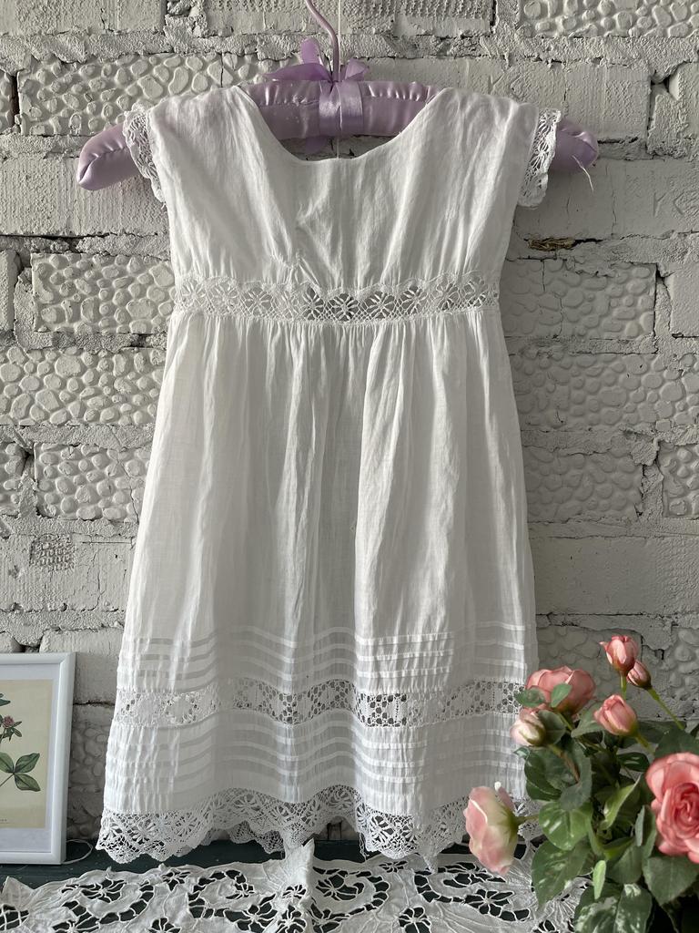 Антикварная детская кукольная сорочка