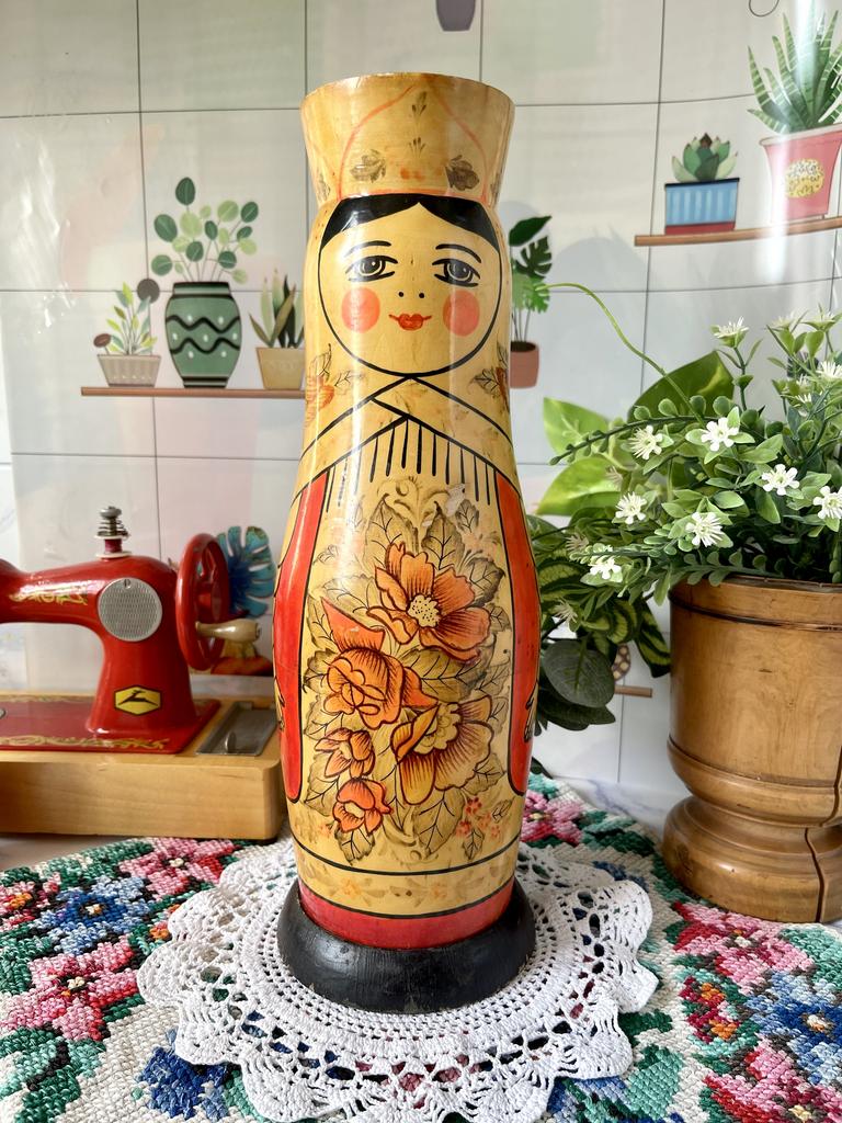 Большая советская матрешка Штоф футляр